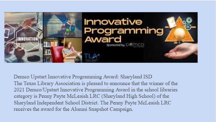 Upstart Innovative Programming Award